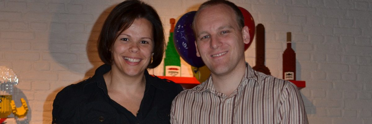 Beata and Gareth from the UK