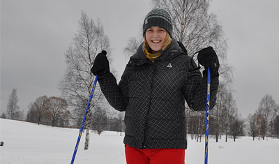 Franziska fährt Ski