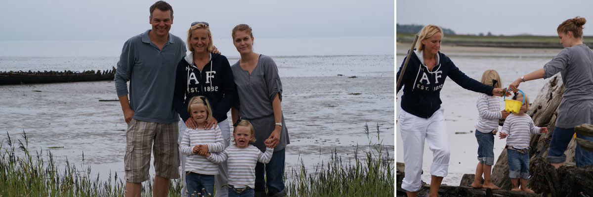 Die Gastfamilie von Katrin am Meer