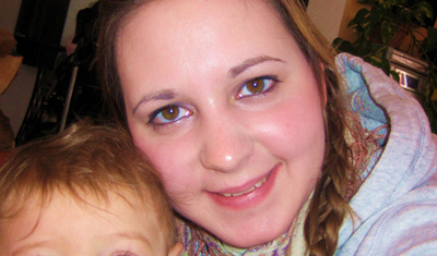 Helena mit ihrem Gastkind