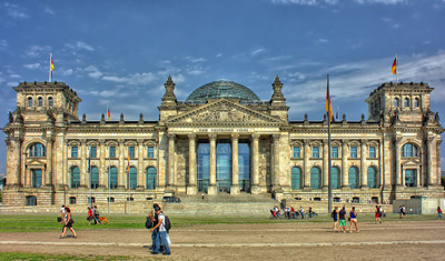 The German Bundestag in Berlin
