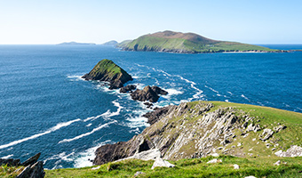 Dunmore Head in County Kerry, Ireland.
