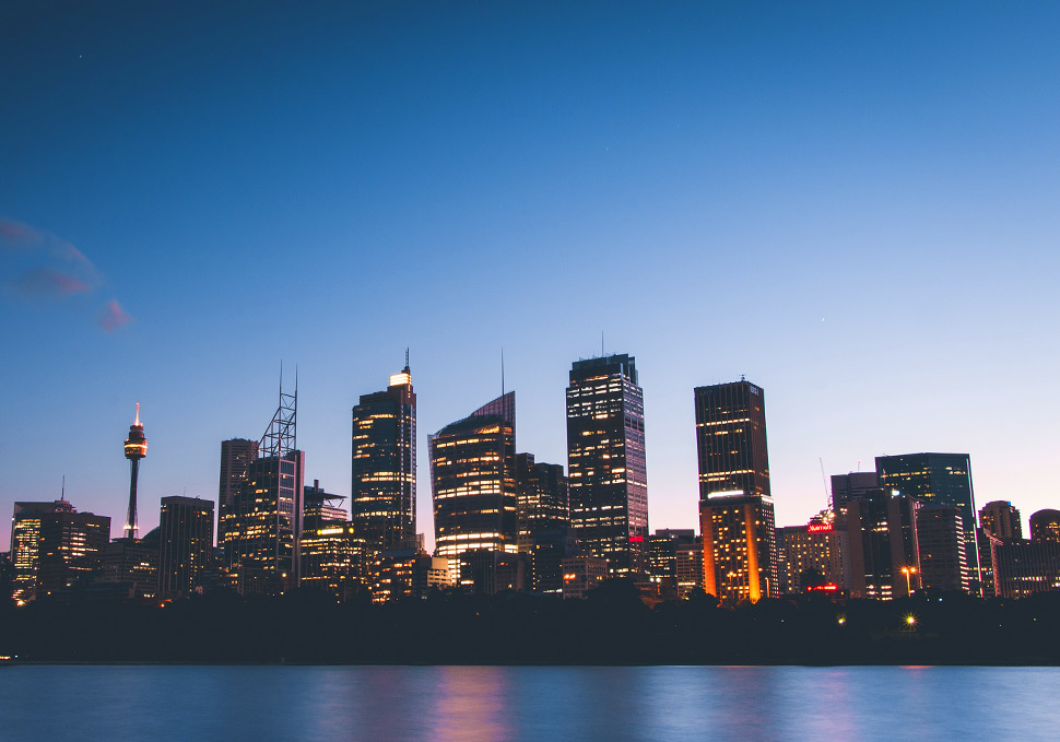 Skyline of Sydney