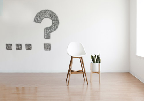 Emtpy Room and a Question mark