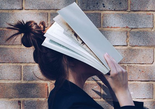 Girl with a book