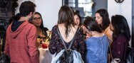 Au pairs in a talk